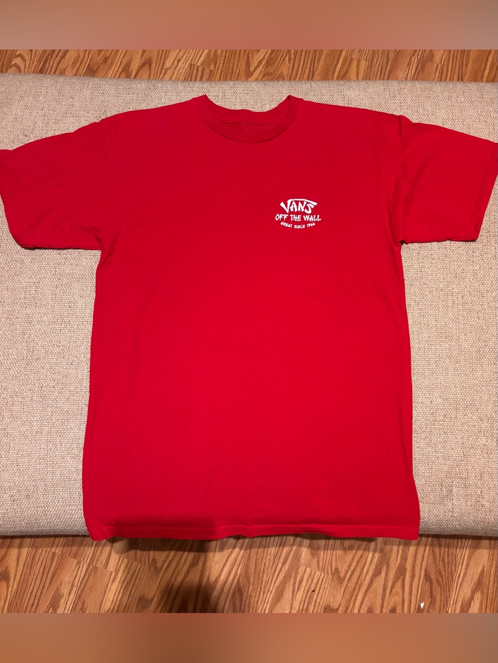 Vans Off the Wall Red T Shirt